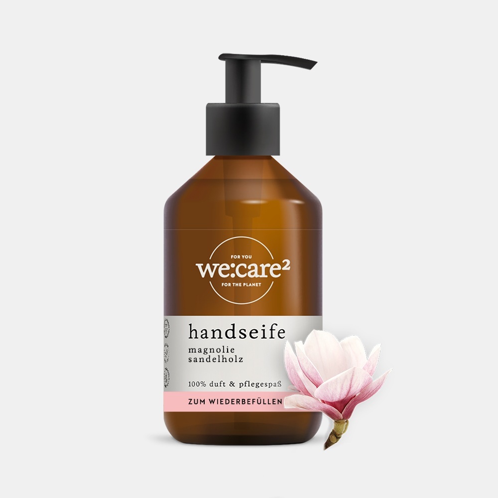 we:care² Handseife Magnolie / Sandelholz