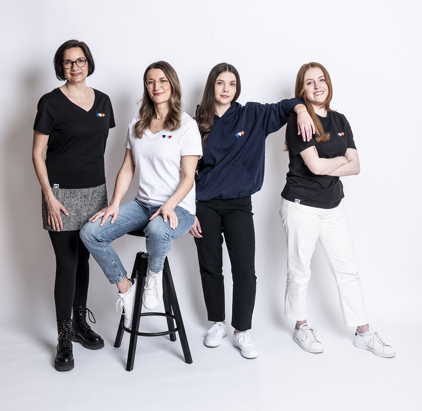 Gruppe mit 4 Persoenen