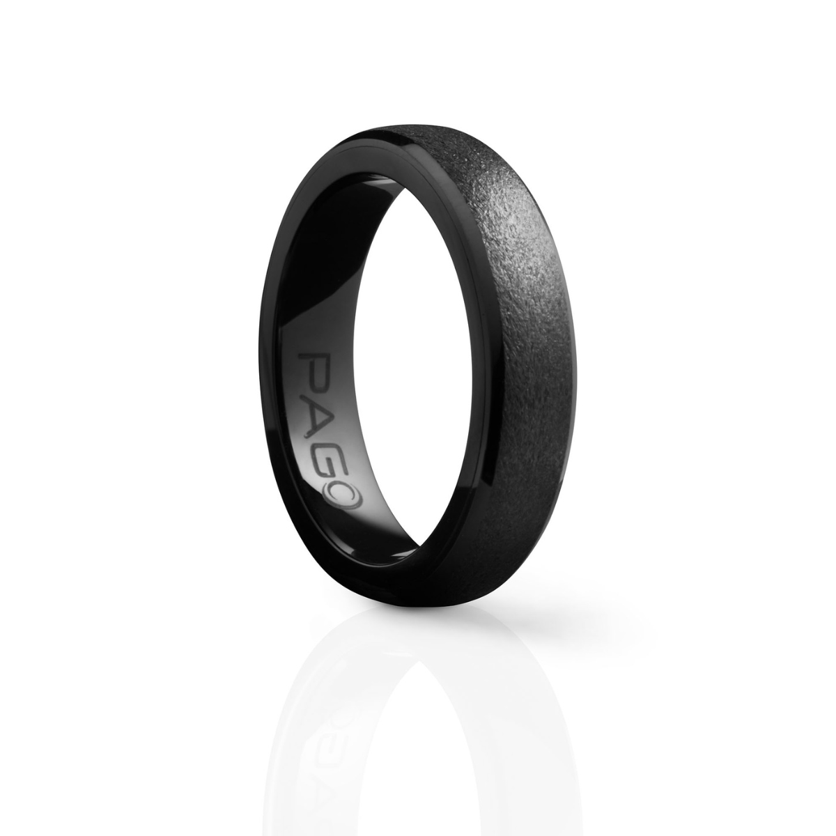 PAGO Bezahlring Slim Matt Schwarz