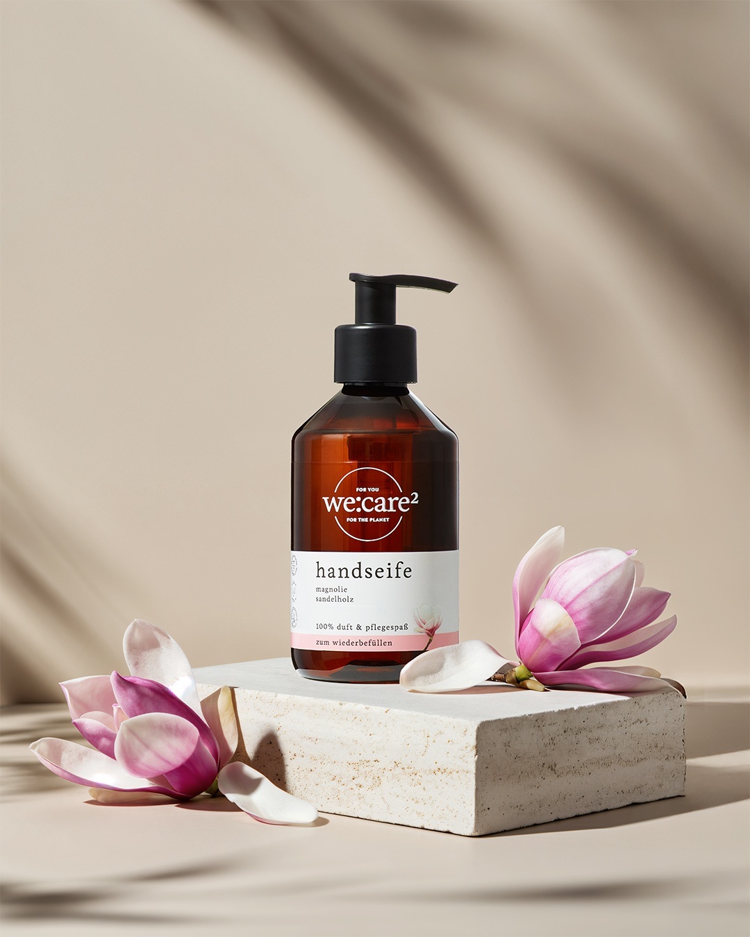we:care² Handseife Magnolie / Sandelholz